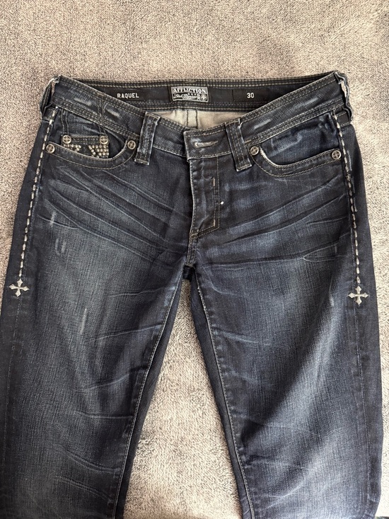 Affliction Denim - Affliction Women's Raquel Skinny Jeans - Dark Blue